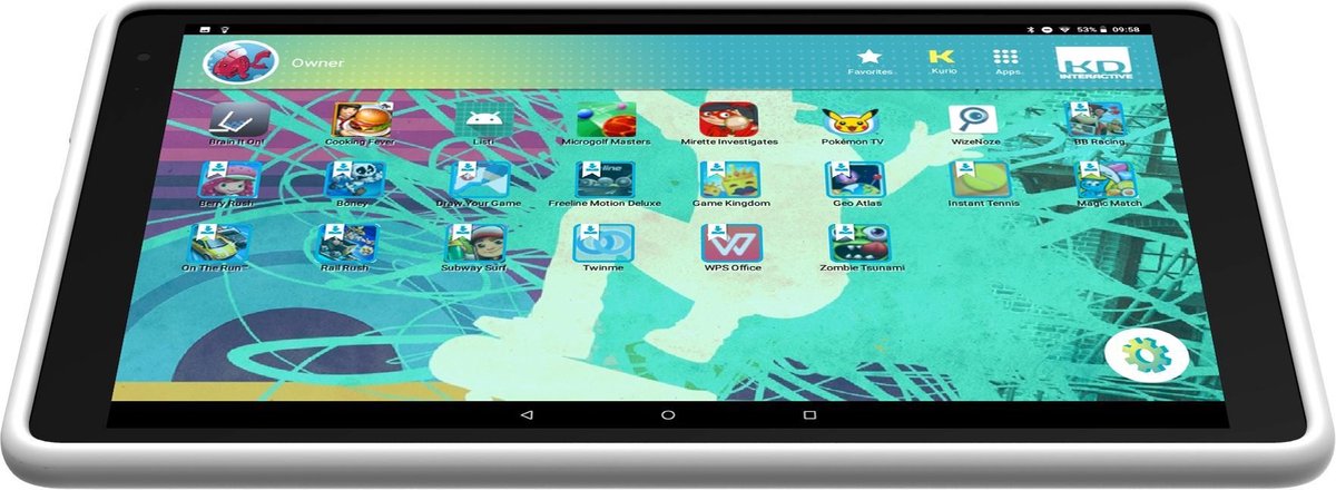 Kurio TAB XL Kindertablet 10.1 inch 16GB Wit