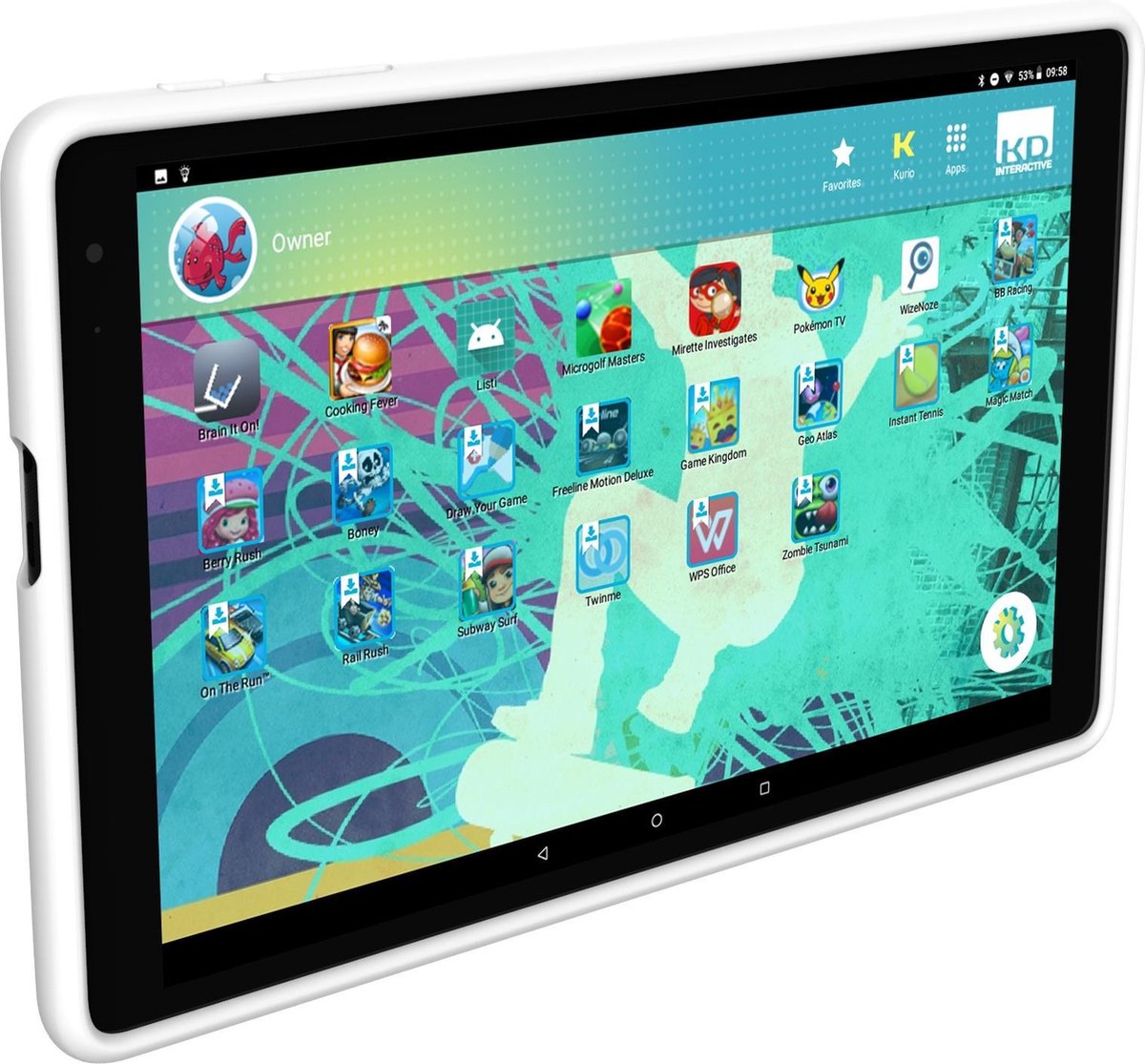 Kurio TAB XL Kindertablet 10.1 inch 16GB Wit