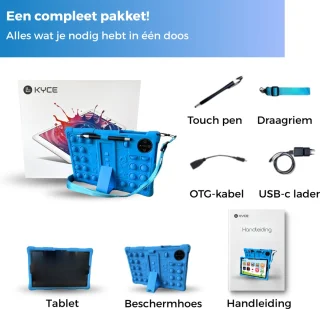 KYCE® Kindertablet 10.1 inch Paars