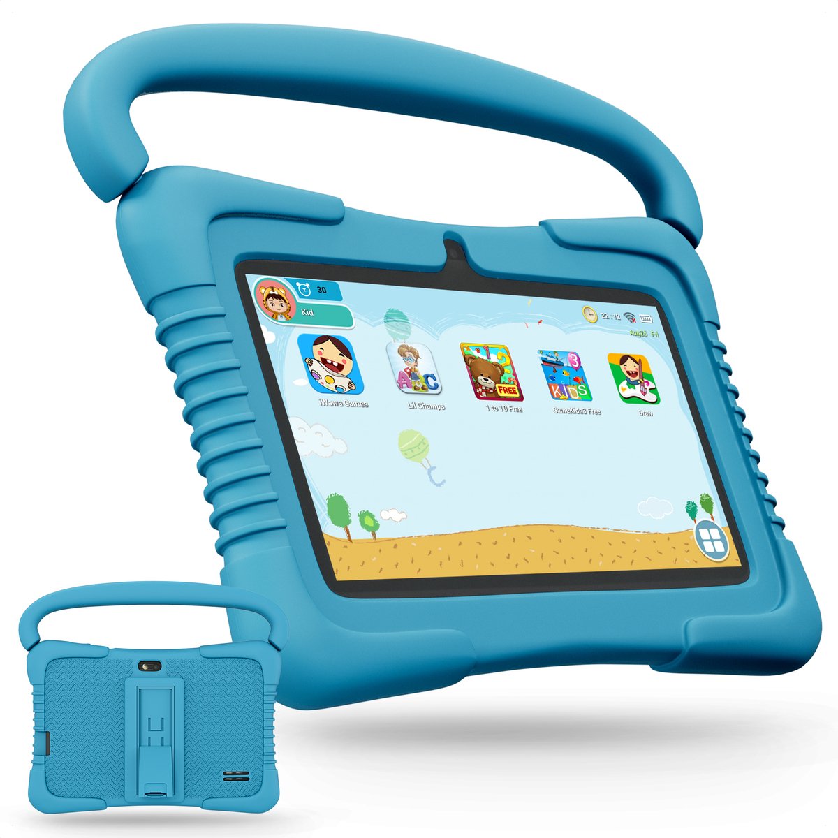 KYCE Kindertablet 7 Inch 32GB Blauw Android 12