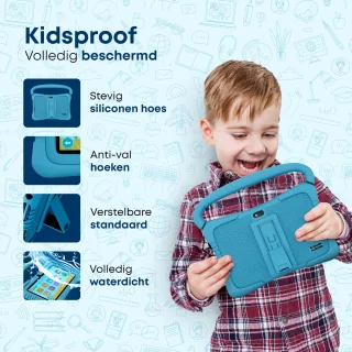 KYCE Kindertablet 7 Inch 32GB Blauw Android 12