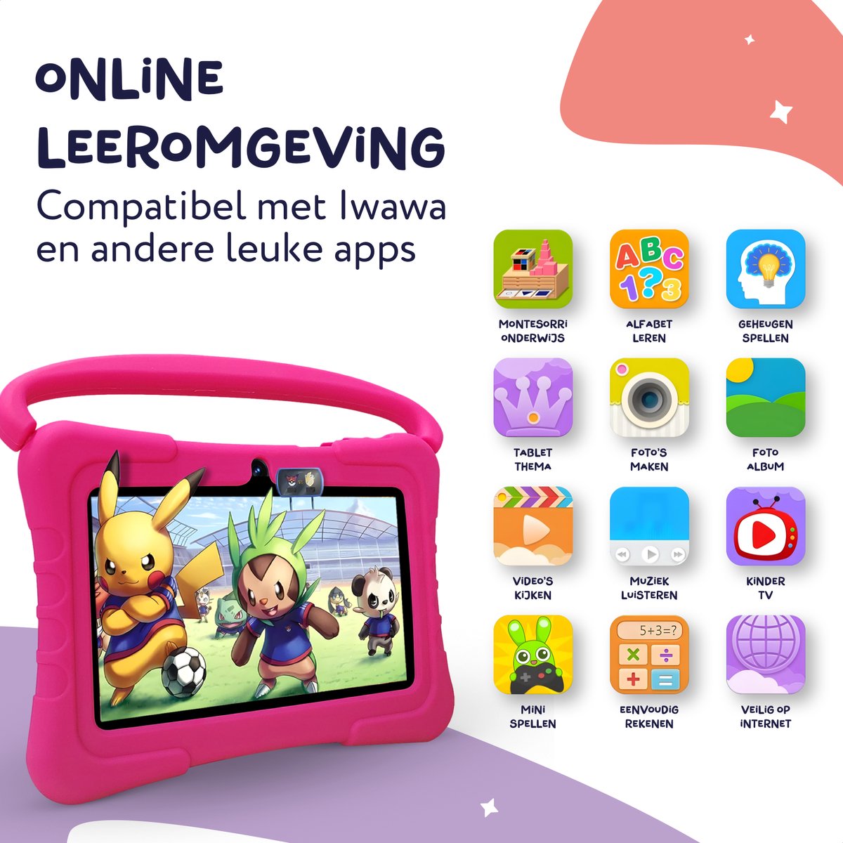 LEROYS Kindertablet 7 Inch 32 GB