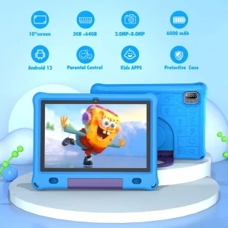Lipa WQ01 Kinder Tablet 10.1 inch Blue 64GB