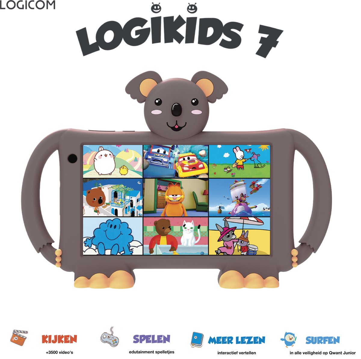 Logikids 7 Kindertablet 7 Inch 16GB+128GB Android 13