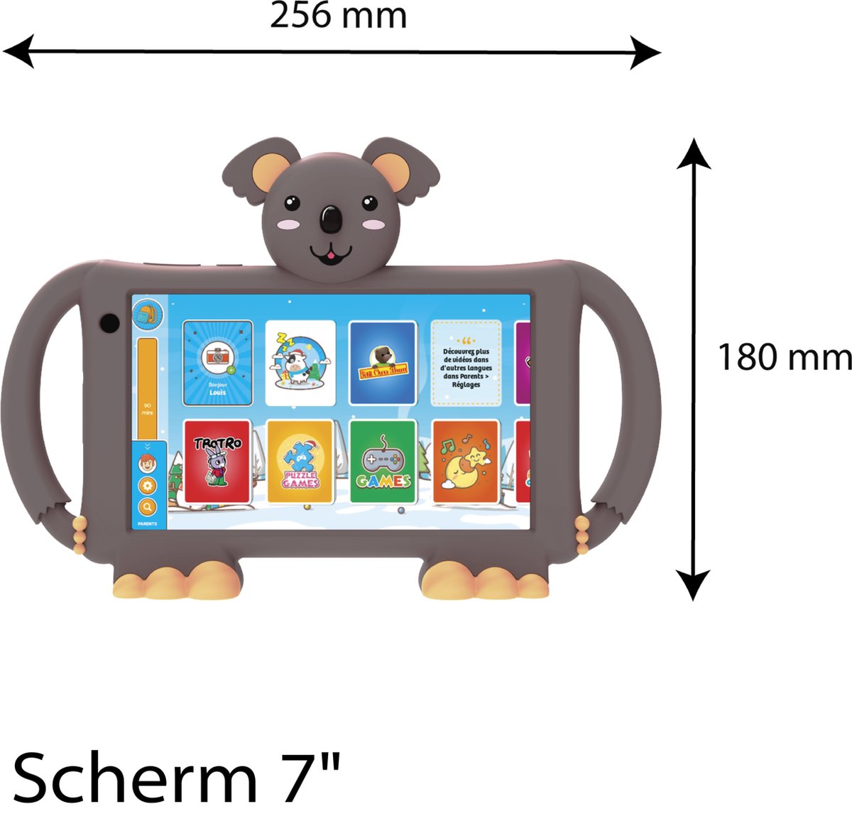 Logikids 7 Kindertablet 7 Inch 16GB+128GB Android 13
