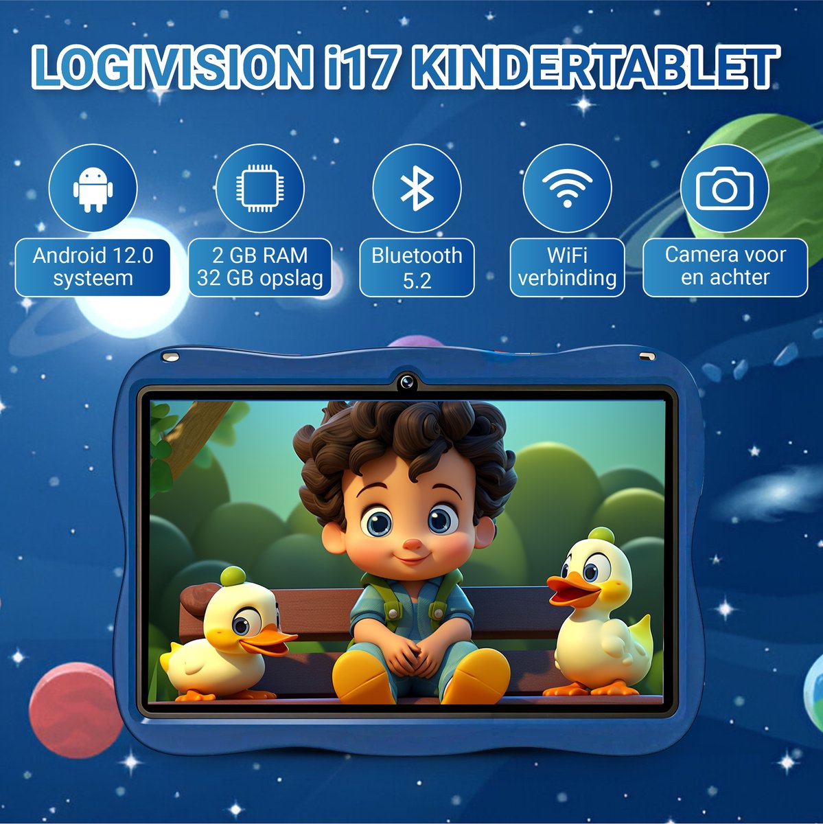 Logivision i17 Kindertablet Blauw