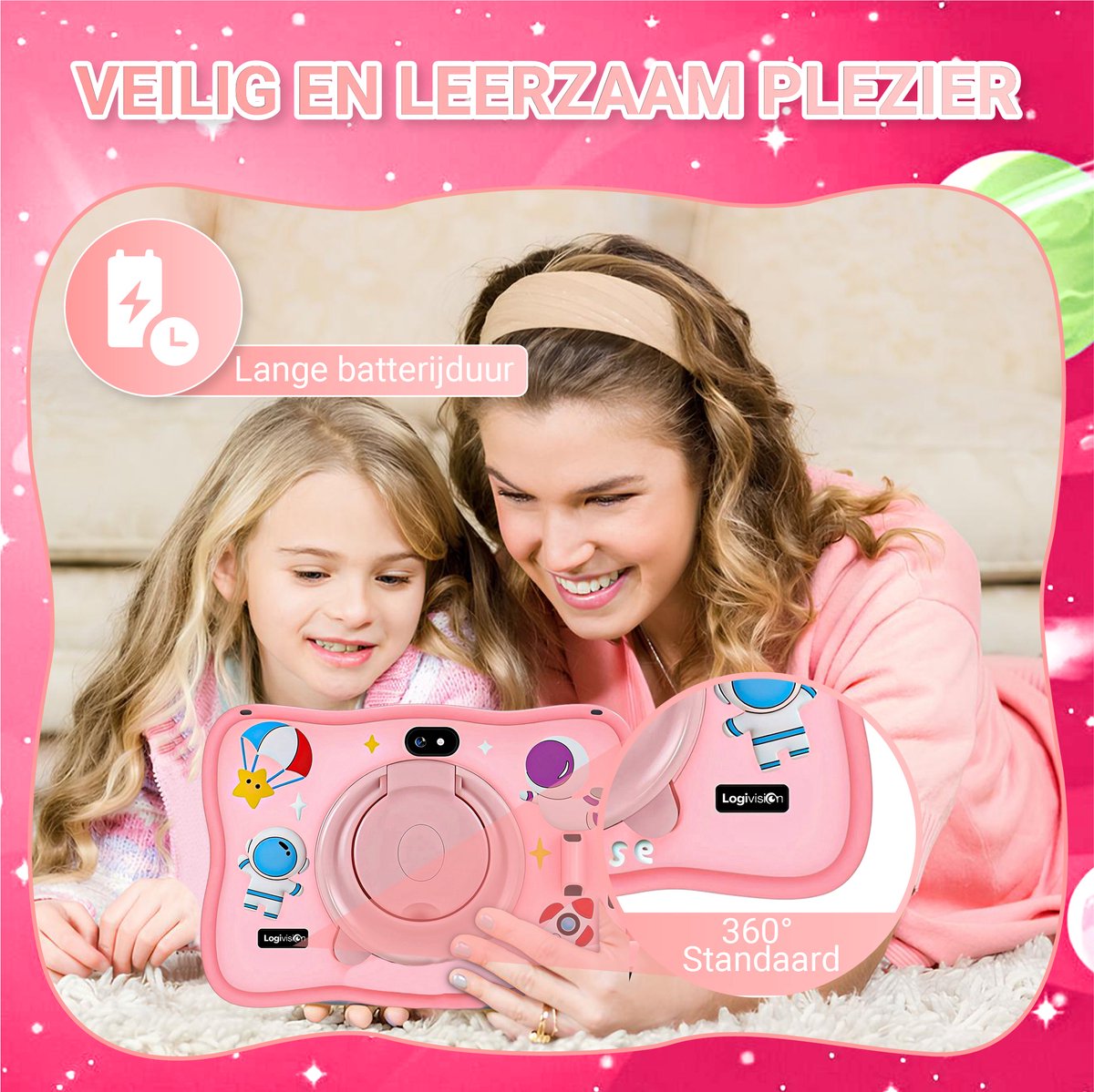 Logivision i17 Kindertablet Roze