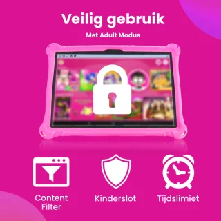 Lopup® Kindertablet 10.1 inch 64GB Grijs