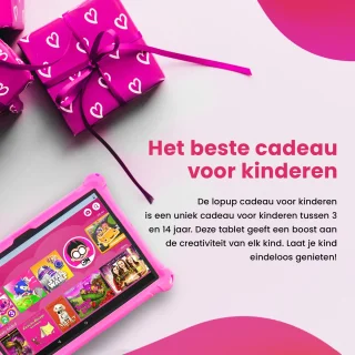 Lopup® Kindertablet 10.1 inch 64GB Grijs
