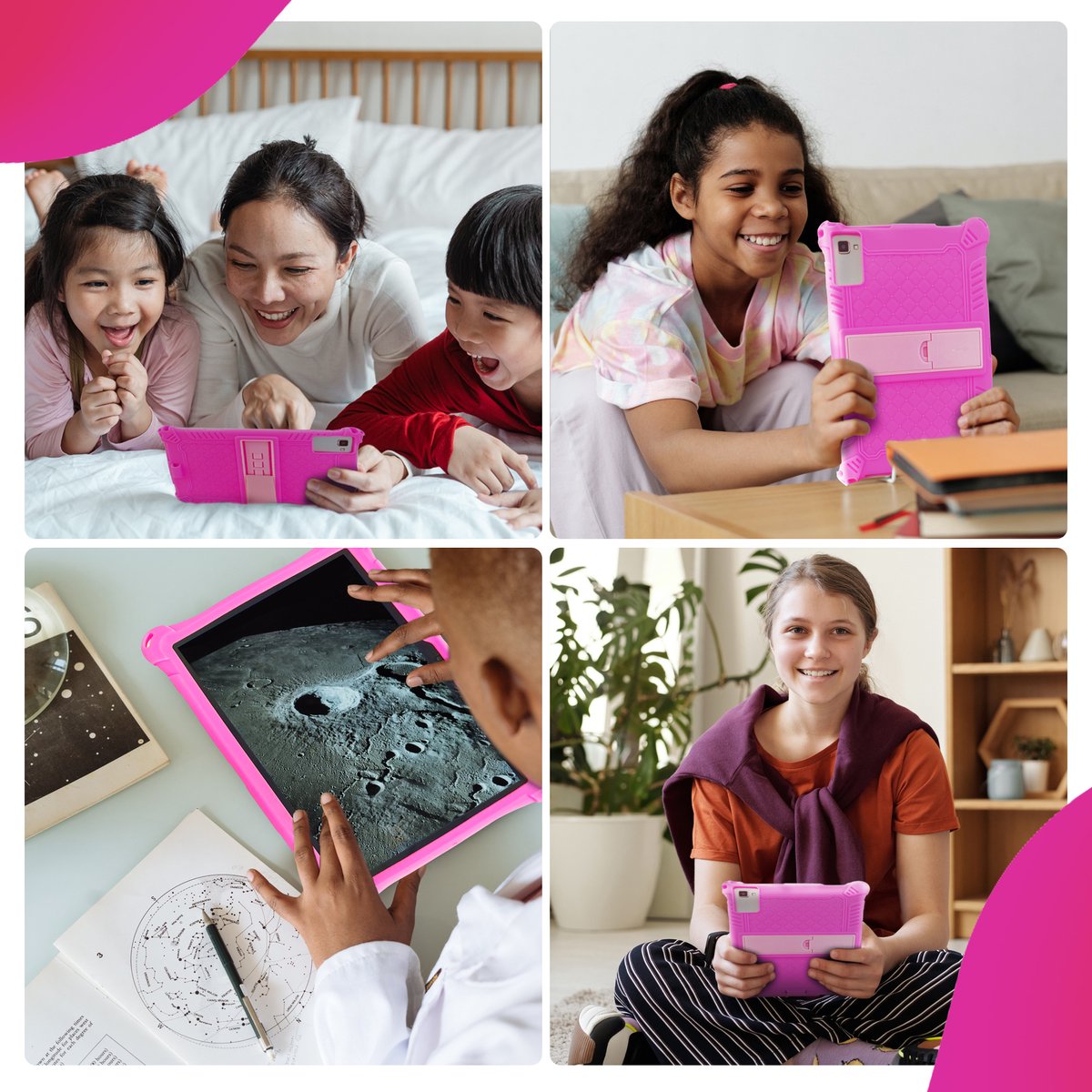 Lopup® Kindertablet 10.1 inch 64GB Grijs