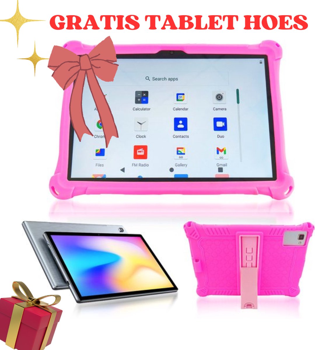 Lopup® Kindertablet 10.1 inch 64GB Grijs