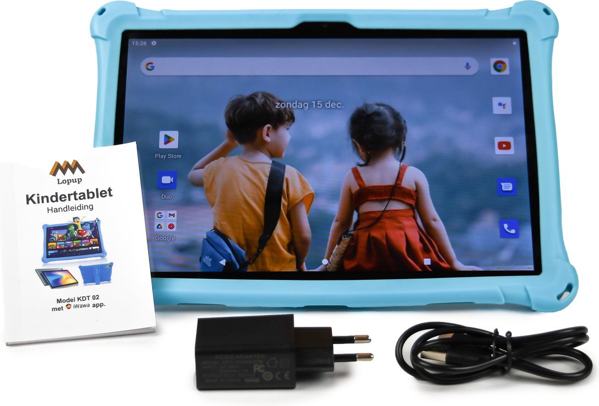 Lopup Kindertablet 10.1 inch 64GB Grijs