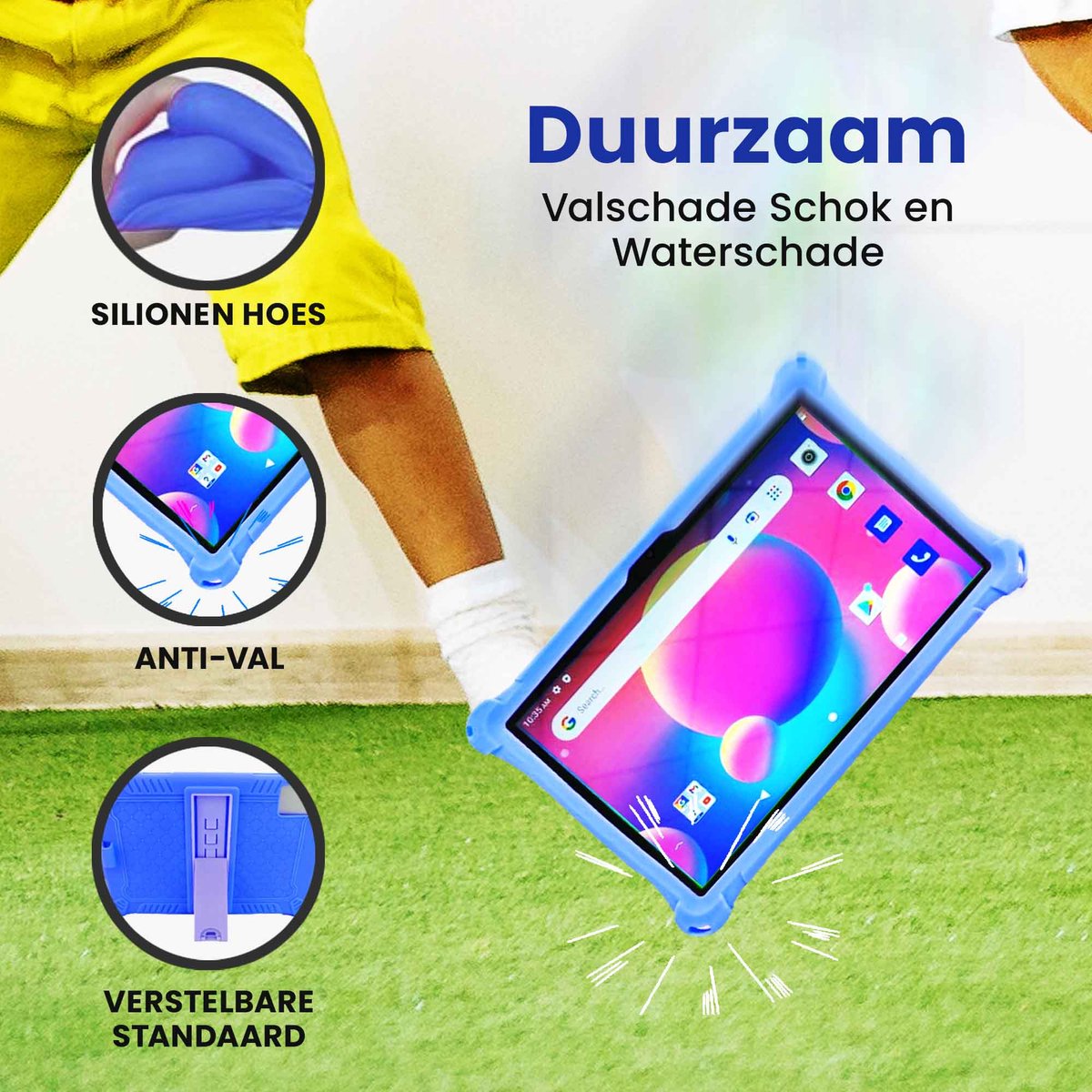 Lopup Kindertablet 10.1 inch 64GB Grijs