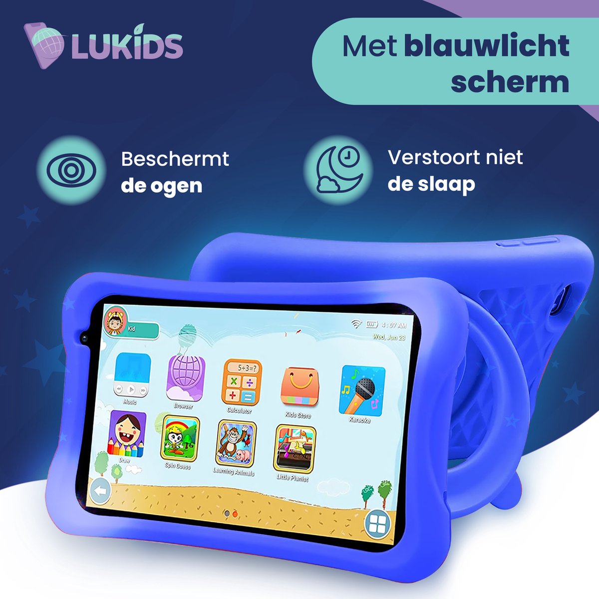 LuKids LuTab S2 8 Inch 32GB Blauw