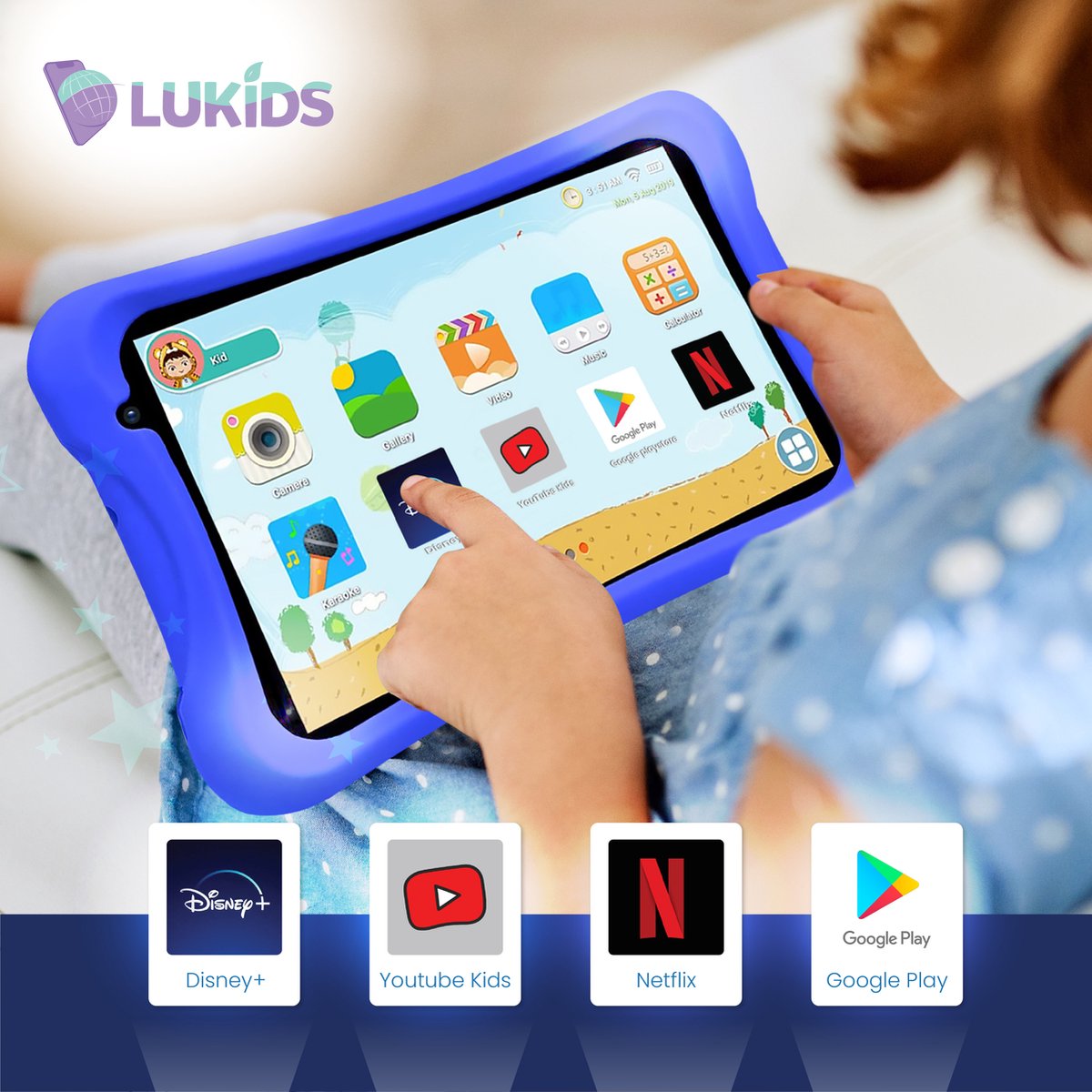 LuKids LuTab S2 8 Inch 32GB Blauw
