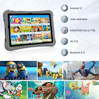 MKSS® Kindertablet 10.1 Inch 64GB