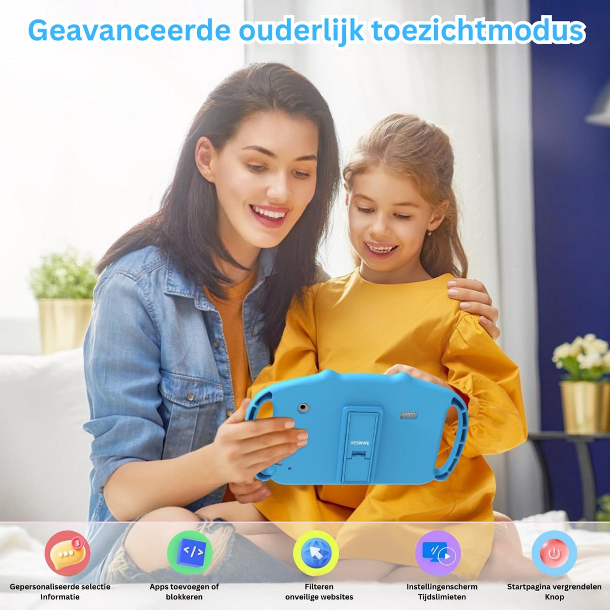 MKSS® Kindertablet Blauw 3+