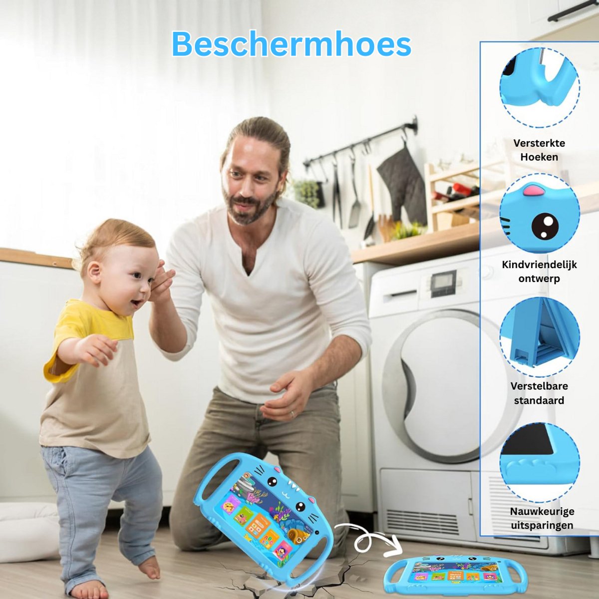 MKSS® Kindertablet Blauw 3+