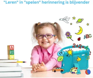 MKSS® Kindertablet Blauw - Tablet voor Kinderen