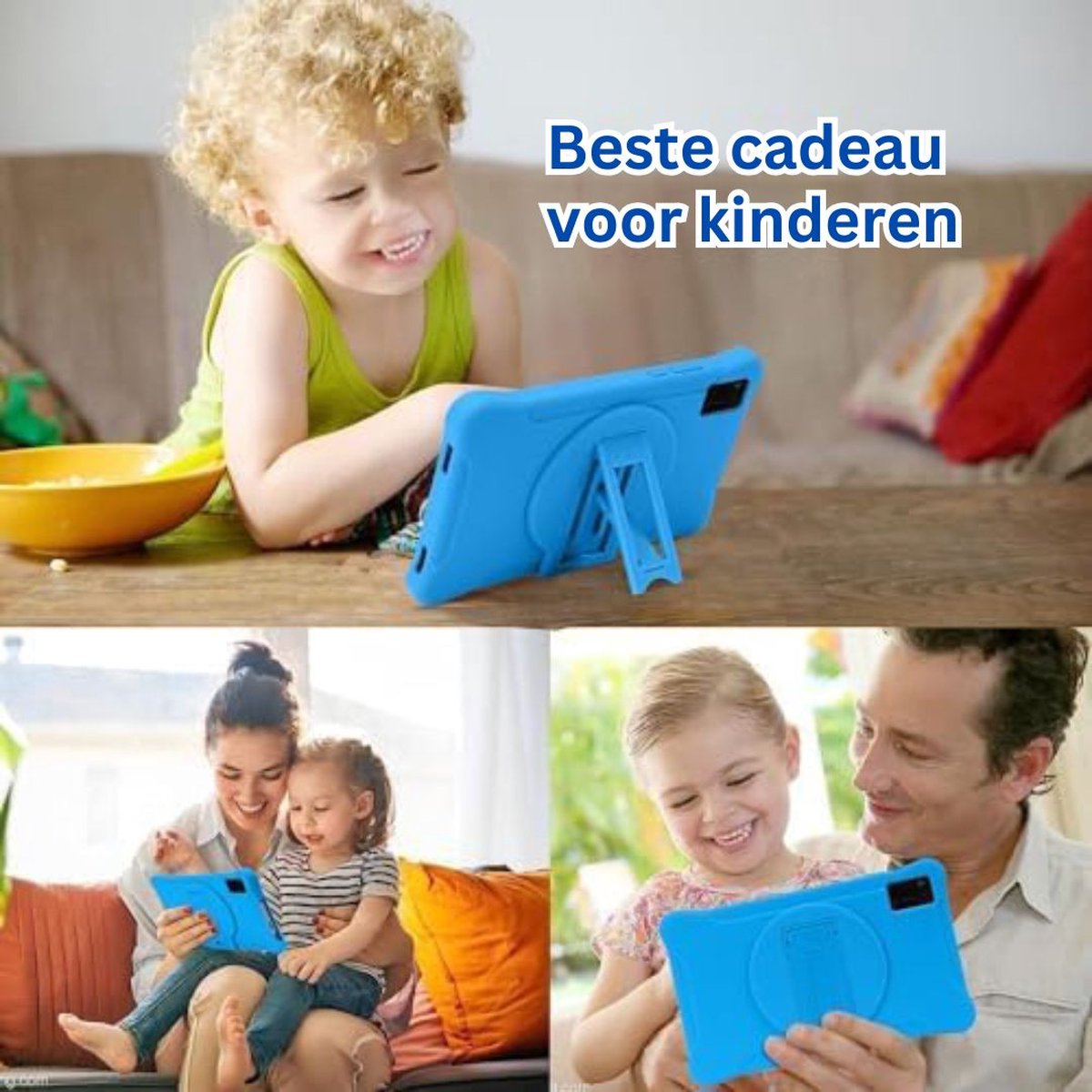 MKSS® Kindertablet Blauw vanaf 3 Jaar