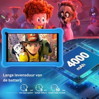 MKSS® Kindertablet Blauw vanaf 3 Jaar