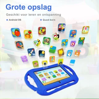 MKSS® Kindertablet Blauw Vanaf 3 Jaar