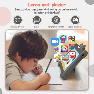MKSS® Kindertablet Grijs Vanaf 3 Jaar