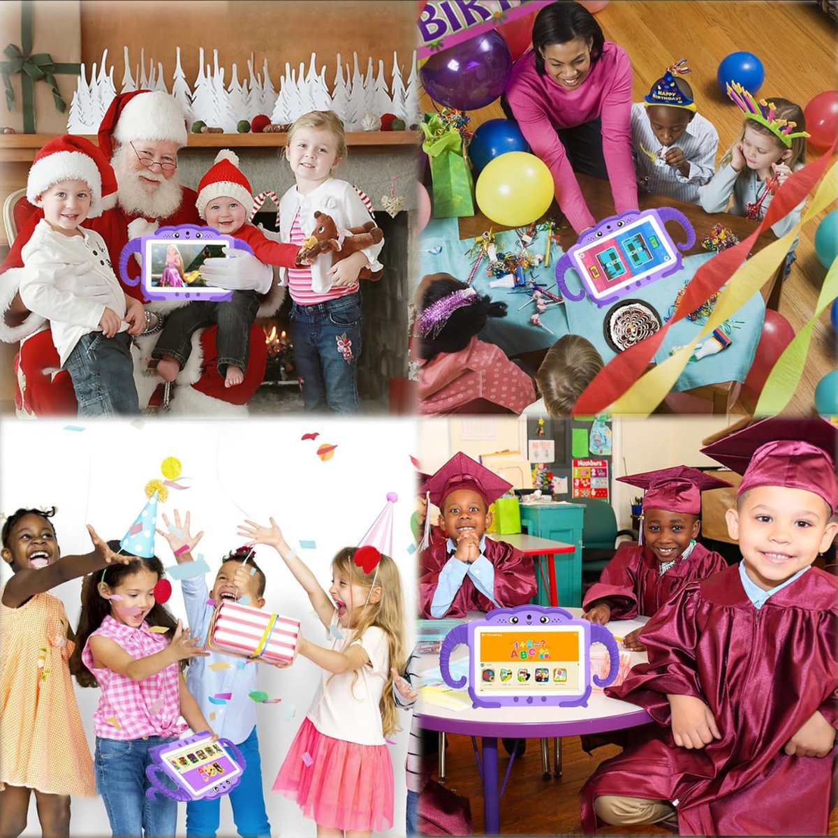 MKSS® Kindertablet Lila 3+