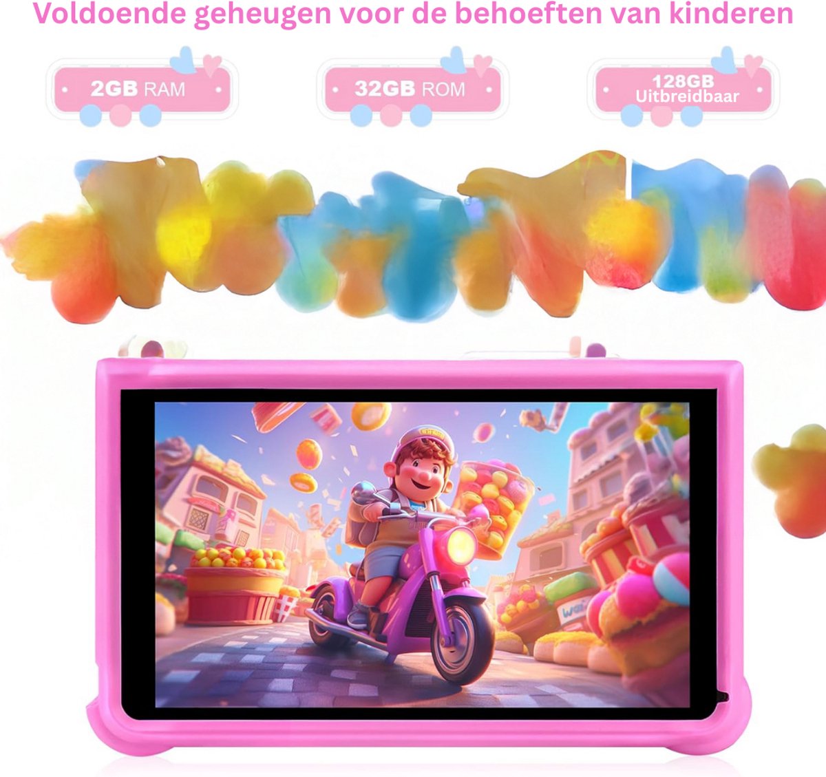 MKSS® Kindertablet Roze 3+