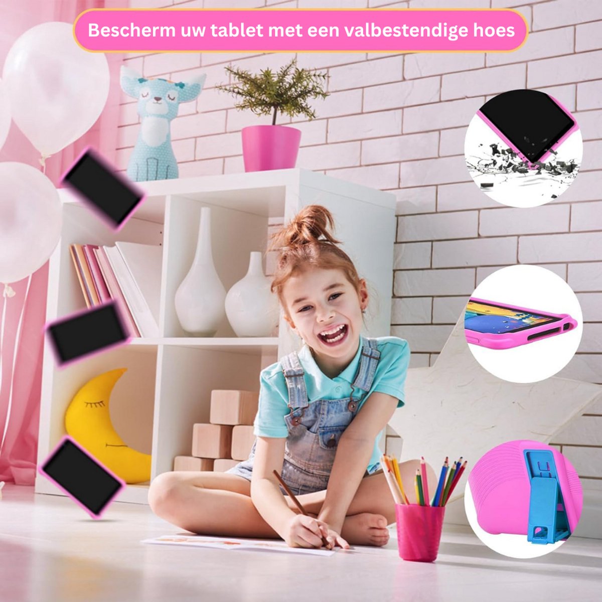 MKSS® Kindertablet Roze 3+