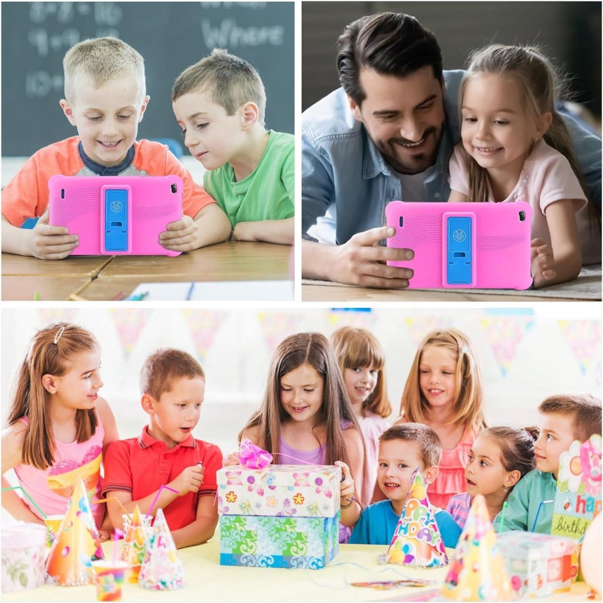 MKSS® Kindertablet Roze 3+