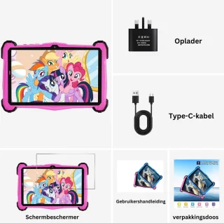 MKSS® Kindertablet Roze Vanaf 3 Jaar