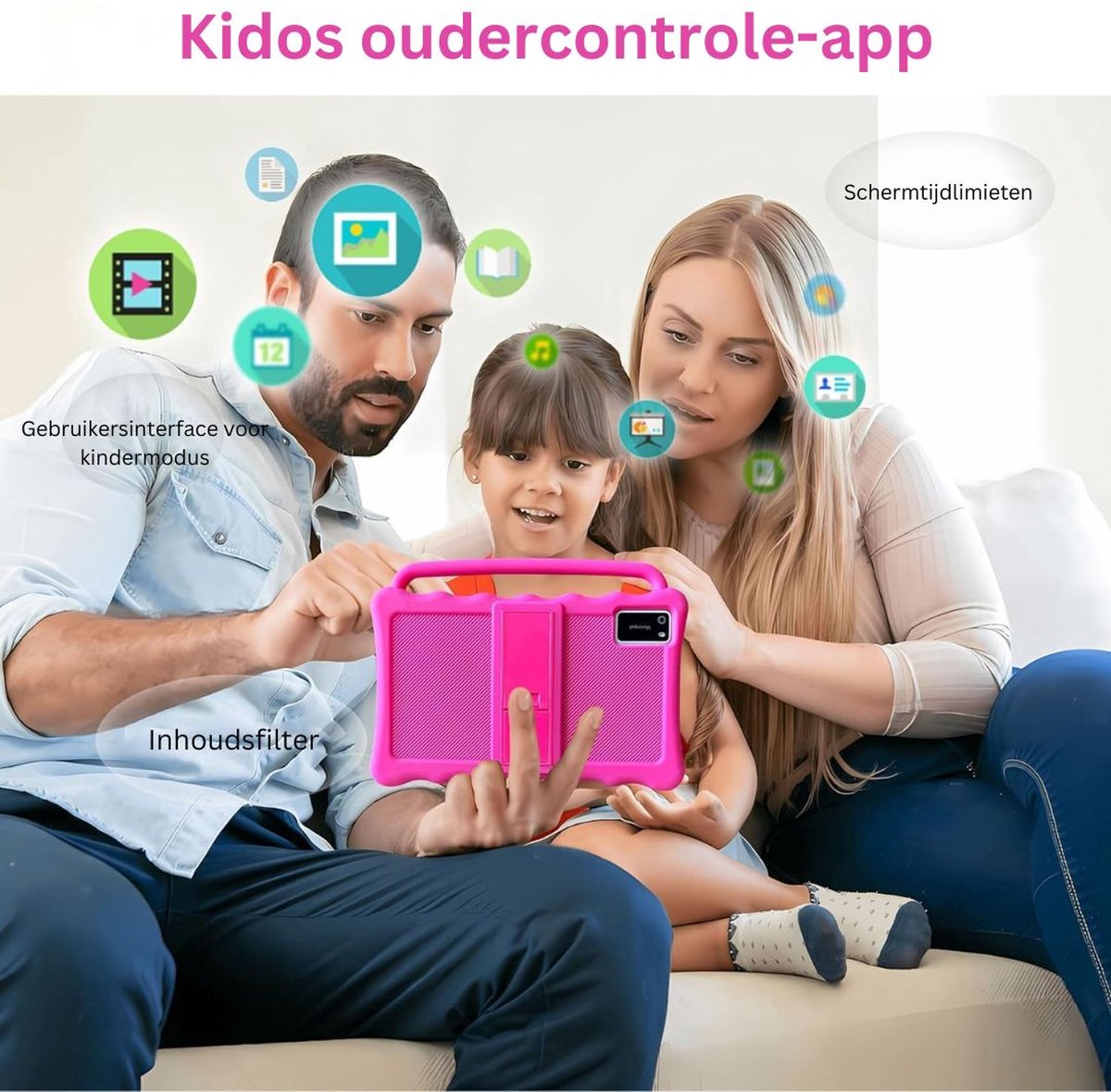 MKSS® Kindertablet Zwart Vanaf 3 Jaar