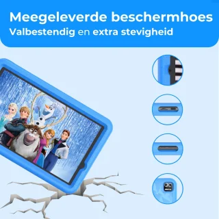 Naevy Kindertablet 8 inch 64GB inclusief beschermhoes