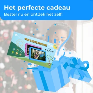 Naevy Kindertablet 8 inch 64GB inclusief beschermhoes