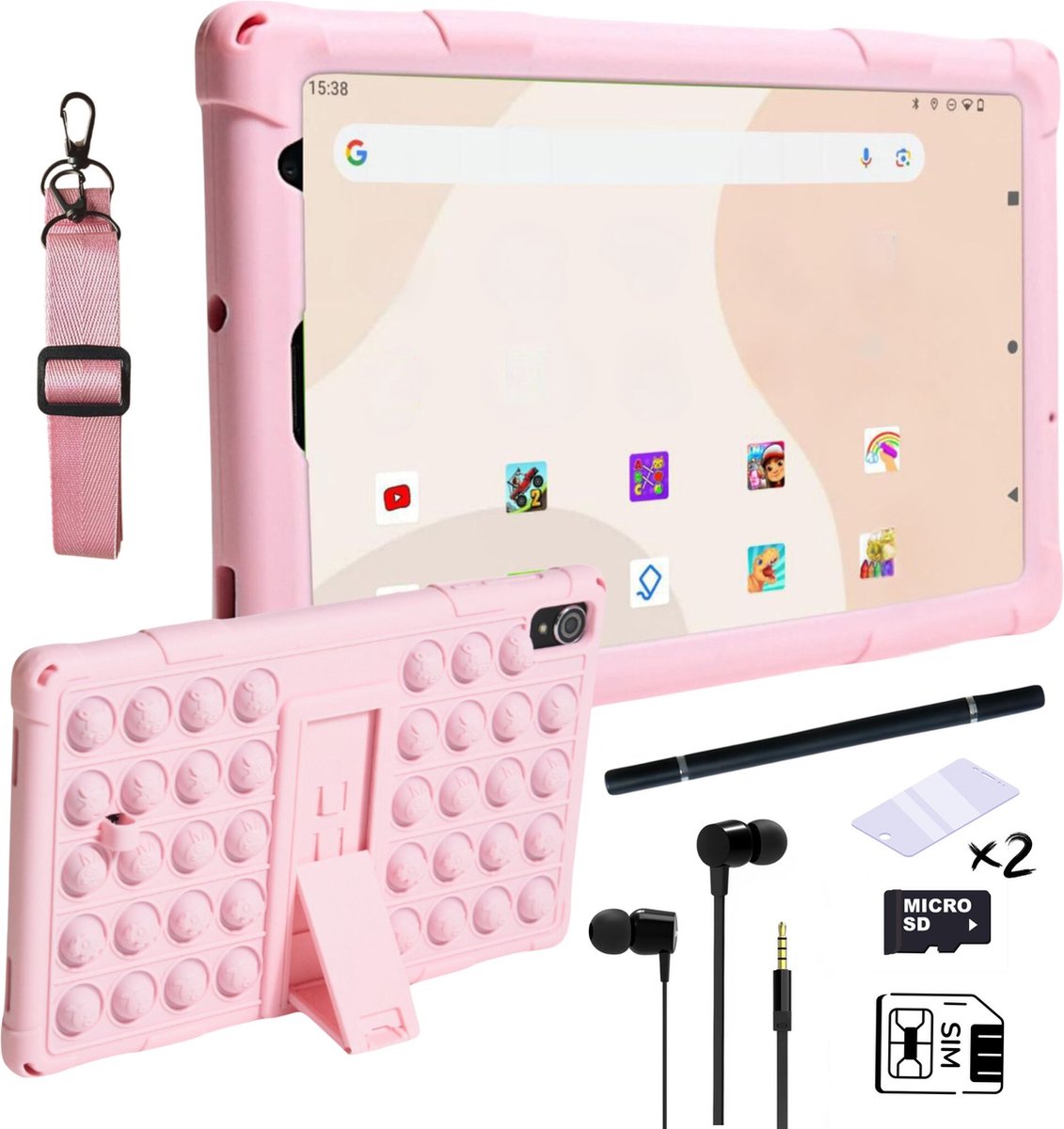 NilaFee Educatieve Kindertablet 128GB Roze