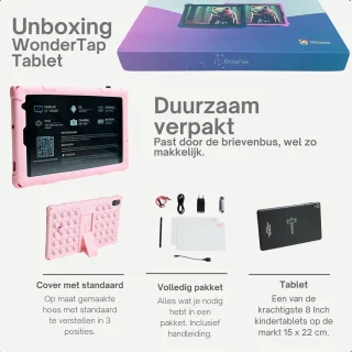 NilaFee Educatieve Kindertablet 128GB Roze