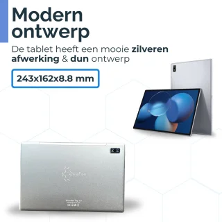 NilaFee WonderTap Pro Zwart 10.1 Inch Kindertablet 128GB