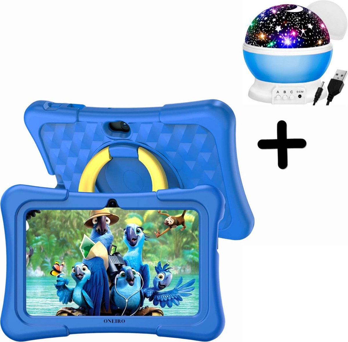Oneiro KIDSPLAY 7 inch Kindertablet Blauw