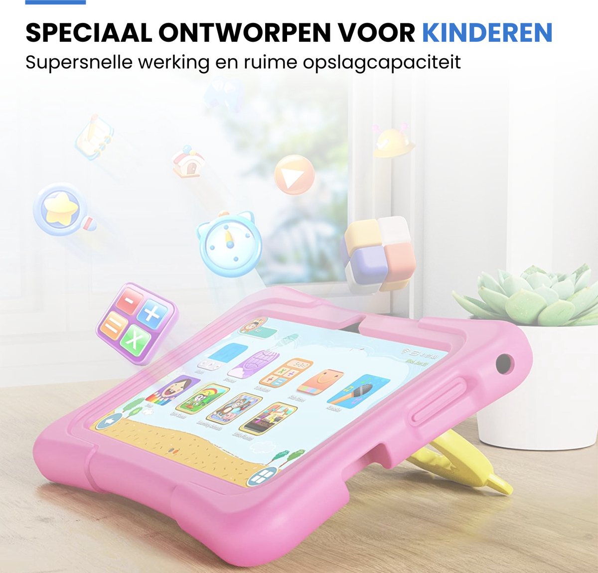 Oneiro KIDSPLAY 7 inch Kindertablet Blauw
