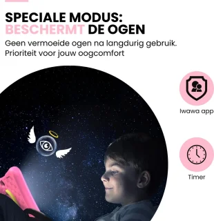 Oneiro KIDSPLAY 7 inch roze kindertablet