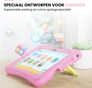 Oneiro KIDSPLAY 7 inch roze kindertablet