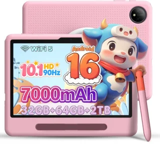 POCKAM P10 Kindertablet — robuust, veilig en kindgericht