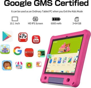Pritom Kindertablet 10 Inch 3GB 64GB Roze