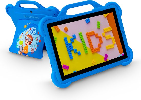 Quality4Less™ Kindertablet 10.1 inch Blauw Android 13.0 64GB