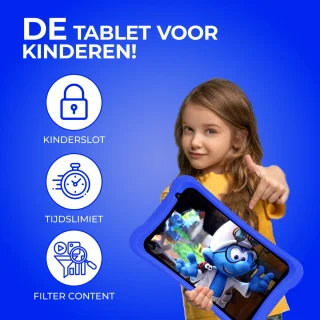 Relave Kindertablet 8 inch Blauw