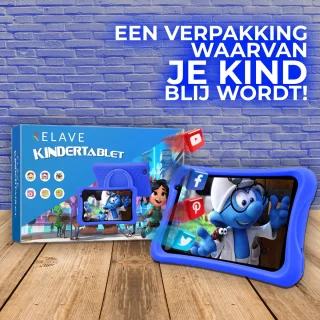Relave Kindertablet 8 inch Blauw