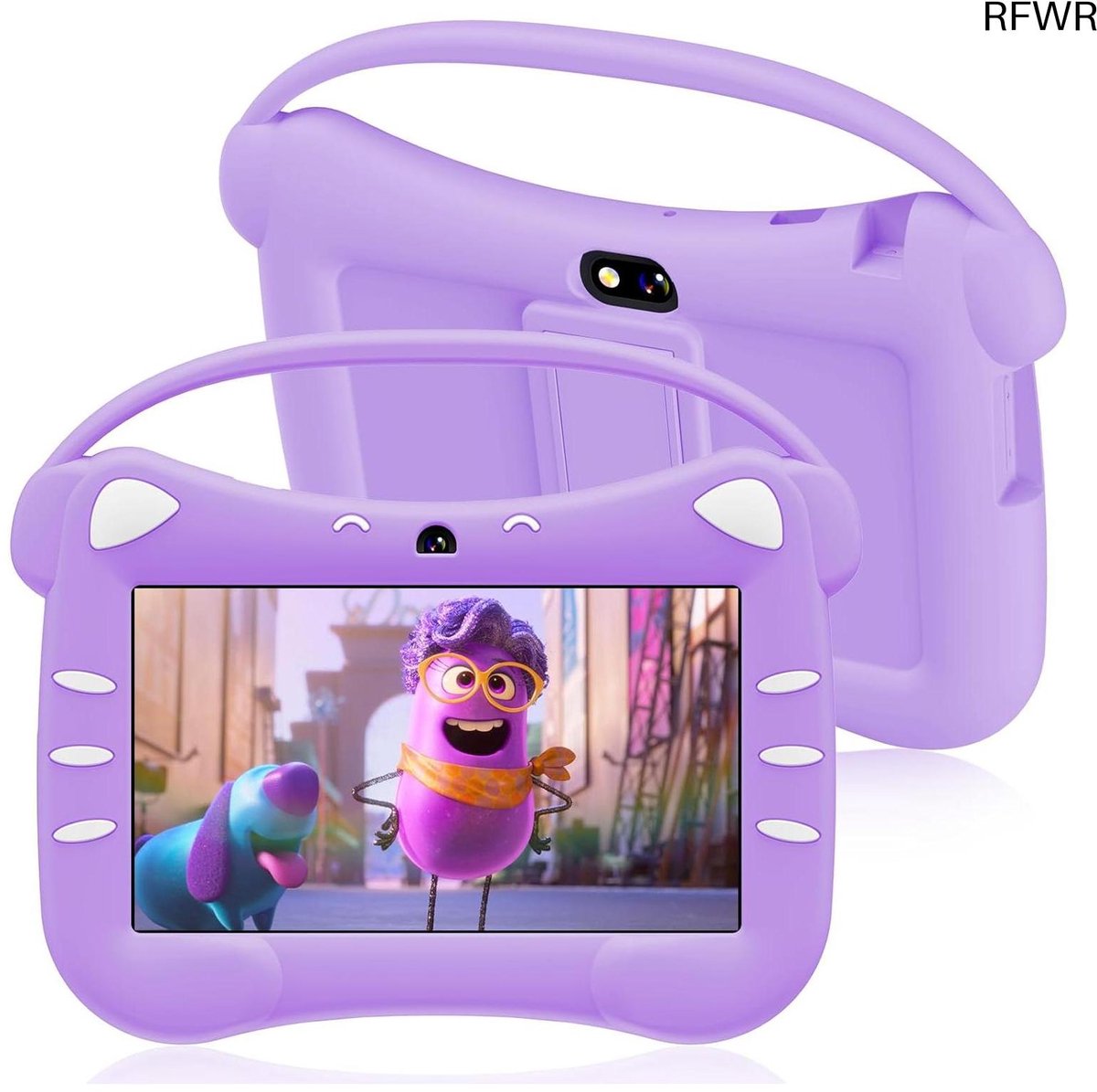 De RFWR 7 Inch Kinder Tablet Android WiFi Bluetooth in één oogopslag