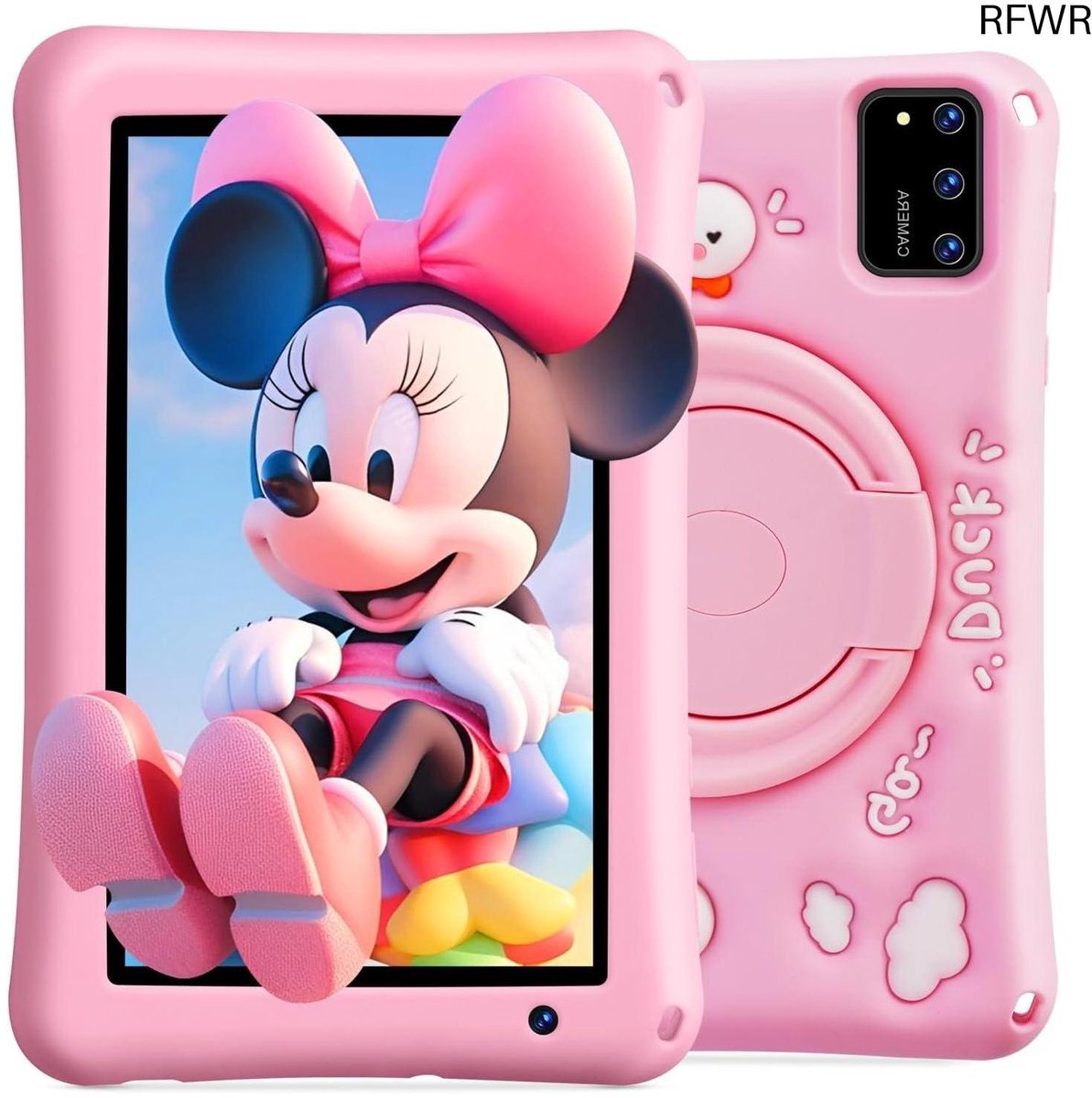 De RFWR® 7 Inch Kindertablet Android 13 8GB 64GB in één oogopslag