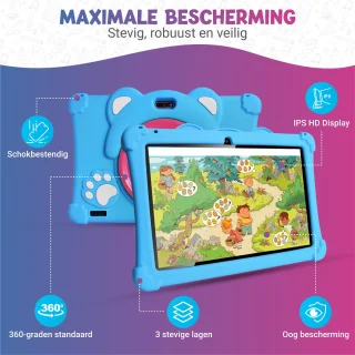 Rock&Rose Kindertablet 10.1" Blauw 32GB